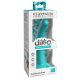 Dillio Curious Five - lepivé silikonové dildo (15 cm) - tyrkysové