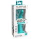 Dillio Curious Five - lepivé silikonové dildo (15 cm) - tyrkysové