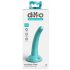 Dillio Curious Five - lepivé silikonové dildo (15 cm) - tyrkysové