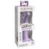 Dillio Curious Five - lepivé silikonové dildo (15 cm) - fialové