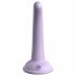 Dillio Curious Five - lepivé silikonové dildo (15 cm) - fialové