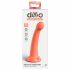 Dillio Secret Explorer - Silikonové dildo se svorkou (17 cm) - oranžové