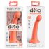 Dillio Explorateur Secret - godemichet ventouse (17 cm) - orange