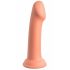 Dillio Grand Héros - godemichet en silicone avec ventouse (17cm) - orange