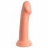 Dillio Big Hero - Silikonové dildo se svorkou (17 cm) - oranžové