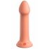 Dillio Grand Héros - godemichet en silicone avec ventouse (17cm) - orange