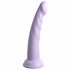 Dillio Slim Seven - Stimulační dildo se žaludem (20 cm) - fialové