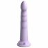 Dillio Slim Seven - Stimulační dildo se žaludem (20 cm) - fialové