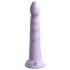 Dillio Slim Seven - přísavkový stimulační dildo (20 cm) - fialový