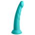 Dillio Slim Sept - gode stimulateur à ventouse (20 cm) - turquoise