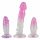 Crystal clair - kit de dresseur anal - 3 pièces (rose transparent)