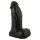 Realistixxx Real Giant - obří dildo s varlaty - 22 cm (černé)