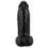 Realistixxx Giant - Big Balls Dildo - 22 cm (Black) 