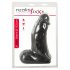 Realistixxx Real Giant - obří dildo s varlaty - 22 cm (černé)