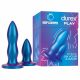 Durex Deep & Deeper - sada análních vibrátorů - 2 kusy (modrá)