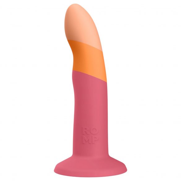 ROMP Dizi - dildo flexible en silicone (rose-orange)