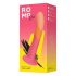 ROMP Dizi - dildo flexible en silicone (rose-orange)