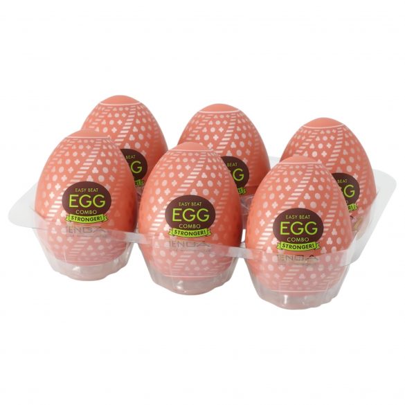 TENGA Egg Combo Stronger - masturbační vajíčko (6 ks)