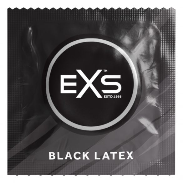 EXS Noir - préservatifs en latex - noir (12 pcs)