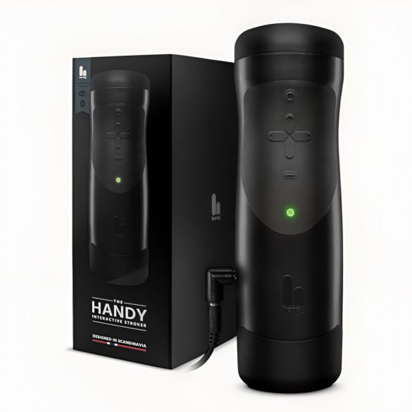 The Handy 1.1 - chytrý, síťový VR masturbátor (černý)