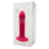 Hitsens 2 - vibrateur flexible rechargeable avec base (rose)