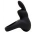 Anneau vibrant Happy Rabbit rechargeable (noir)