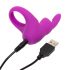 Anneau vibrant Happyrabbit - rechargeable (violet)