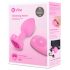 b-vibe coeur - vibromasseur anal rechargeable (rose)