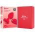 b-vibe heart - oplaadbare anale vibrator met afstandsbediening (rood)