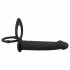 Black Velvets Double F - gode anal ajustable (noir)