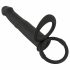 Black Velvets Double F - gode anal ajustable (noir)