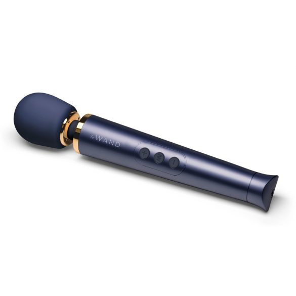 Le Wand Petite - exclusieve, oplaadbare vibrator (blauw)