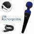 PalmPower recharge - vibrateur masseur rechargeable (bleu)