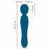 You2Toys Grande - vibromasseur massant rechargeable (bleu)