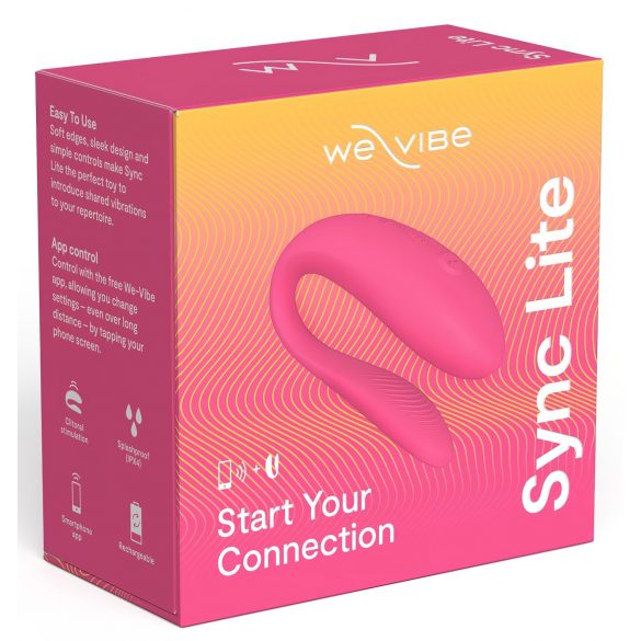 We-Vibe Sync Lite - inteligentní, nabíjecí párový vibrátor (růžový)