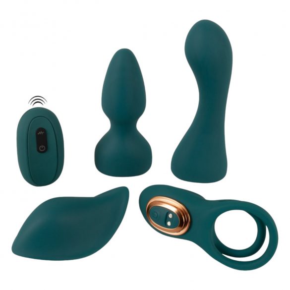 Koppels Keuze - 4in1 verstelbare afstandsbediening vibrator (turkoois)