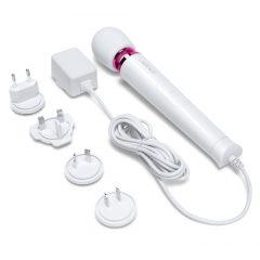   Le Wand Petite Plug-In - výkonný masážní vibrátor (bílý)