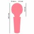 You2Toys Mini Wand - vibromasseur rechargeable (rose)