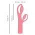 You2Toys Fabulous - Vibrateur Rechargeable avec Clitoris Stimulateur (Rose)