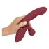 Javida 2 Function Rabbit - oplaadbare vibrator met clitorisarm (rood)