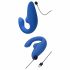 Femme Blendeur - vibrateur flexible pour point G et stimulateur clitoridien (bleu)