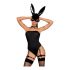 Obsessive OB7008 Sexy Bunny - konijnenmeisje kostuum (zwart)