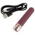 Feel the Magic Frisson - vibromasseur rechargeable (bordeaux) - emballage écologique