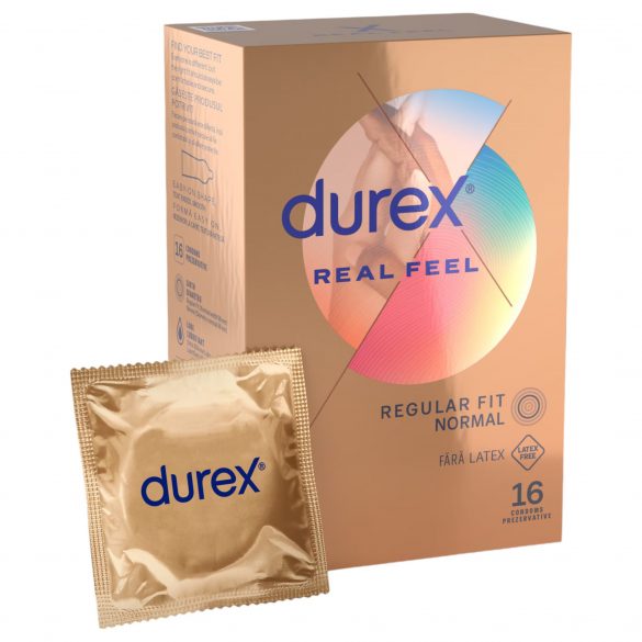 Durex Real Feel - bezlatexové kondomy (16ks)