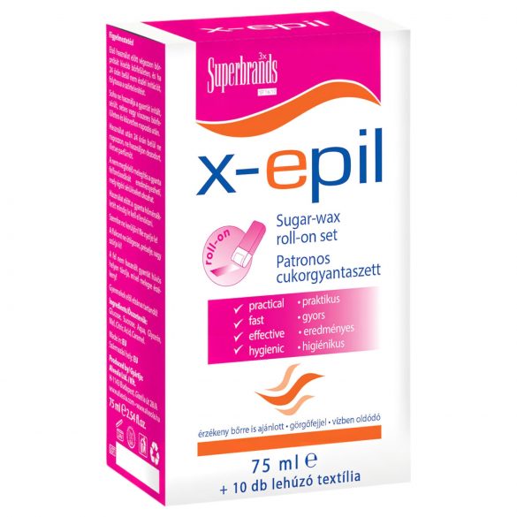 X-Epil - kazetový cukrový depilační set