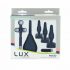 LUX Active - ensemble de formation anale en silicone (noir)