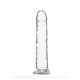 Addiction Crystal - dildo s přísavkou (průsvitné) - 18cm