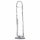 Addiction Crystal - dildo se základnou (průhledné) - 20 cm