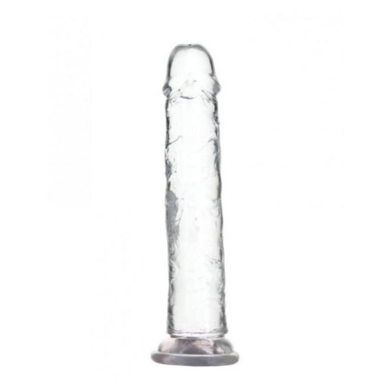 Addiction Crystal - dildo s přísavkou (průsvitné) - 20cm