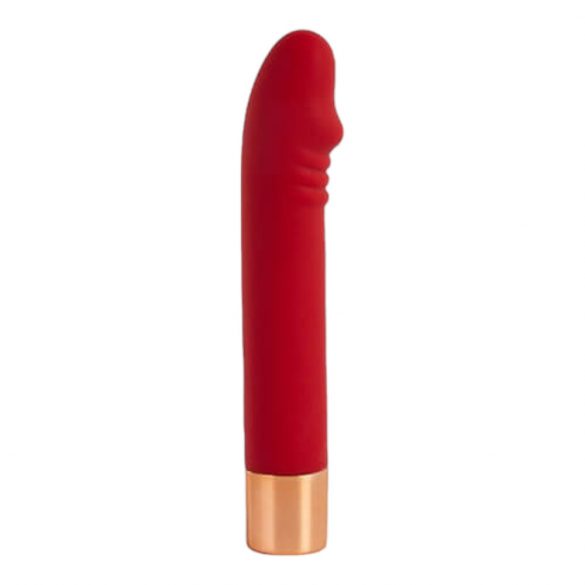 Vibromasseur rechargeable G-spot Rouge